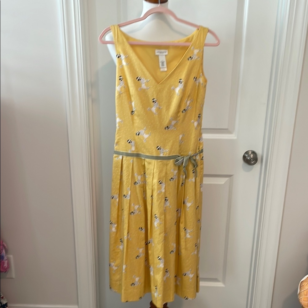 Liz Claiborne Retro Drop Waist Poodle Dress 🐩 *READ DESCRIPTION*